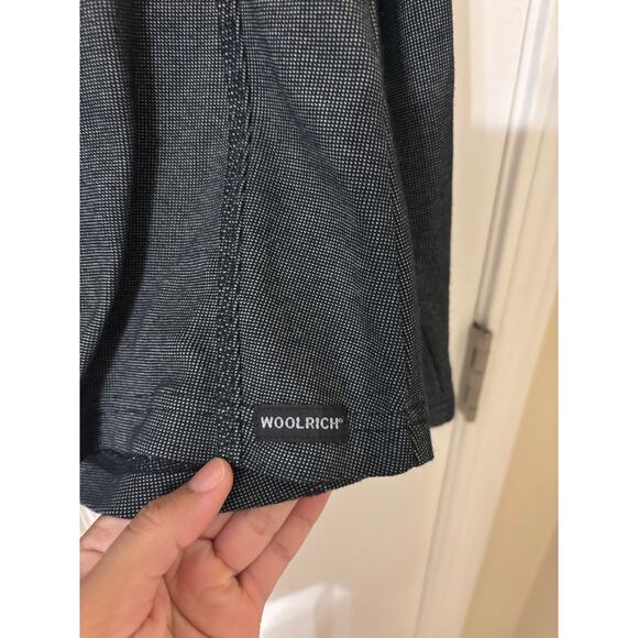 Woolrich black and gray pullover long sleeve top sz large - Picture 7 of 10